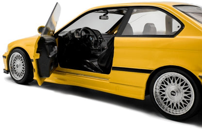 BMW M3 Coupe Solido Works Dakar Yellow 1991 1:18 Scale Diecast Model Car – Solido