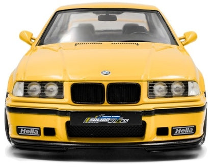 BMW M3 Coupe Solido Works Dakar Yellow 1991 1:18 Scale Diecast Model Car – Solido