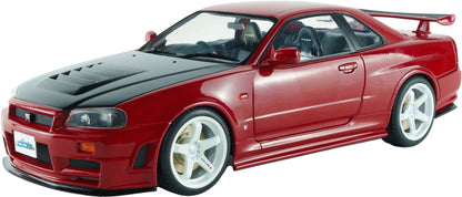 Nissan Skyline GT-R (BNR34) w/NISMO Parts Red 1999 1:18 Scale Diecast Car – Solido