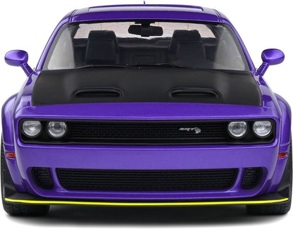 Dodge Challenger SRT Hellcat Redeye Widebody Plum Crazy 2020 1:18 Scale Diecast Model Car – Solido