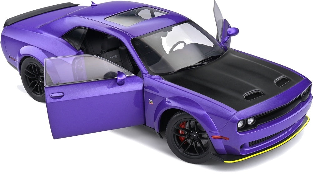 Dodge Challenger SRT Hellcat Redeye Widebody Plum Crazy 2020 1:18 Scale Diecast Model Car – Solido