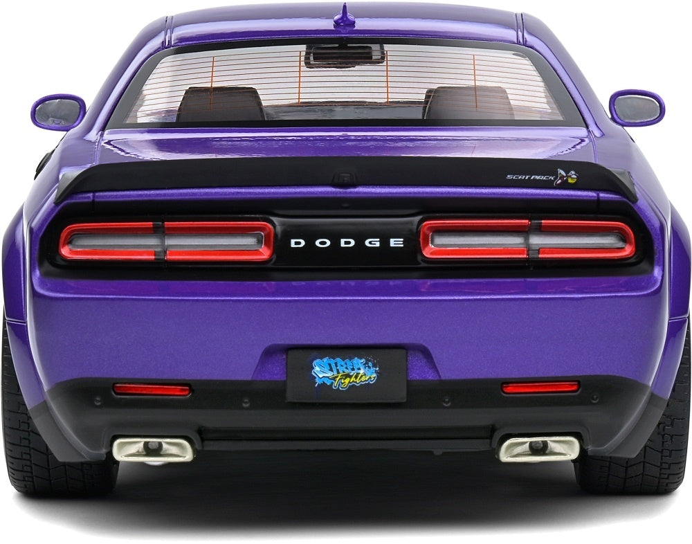 Dodge Challenger SRT Hellcat Redeye Widebody Plum Crazy 2020 1:18 Scale Diecast Model Car – Solido