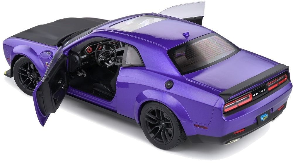 Dodge Challenger SRT Hellcat Redeye Widebody Plum Crazy 2020 1:18 Scale Diecast Model Car – Solido