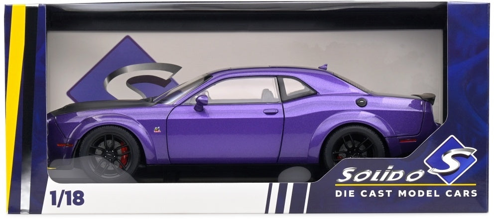 Dodge Challenger SRT Hellcat Redeye Widebody Plum Crazy 2020 1:18 Scale Diecast Model Car – Solido