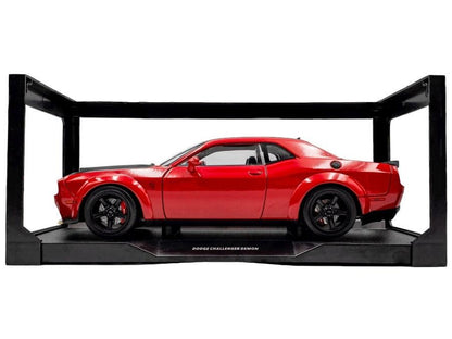 Dodge Challenger Demon Tor Red 2023 1:18 Scale Diecast Model Car – Solido