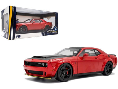 Dodge Challenger Demon Tor Red 2023 1:18 Scale Diecast Model Car – Solido