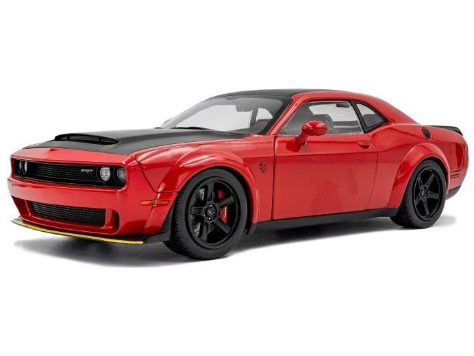 Dodge Challenger Demon Tor Red 2023 1:18 Scale Diecast Model Car – Solido