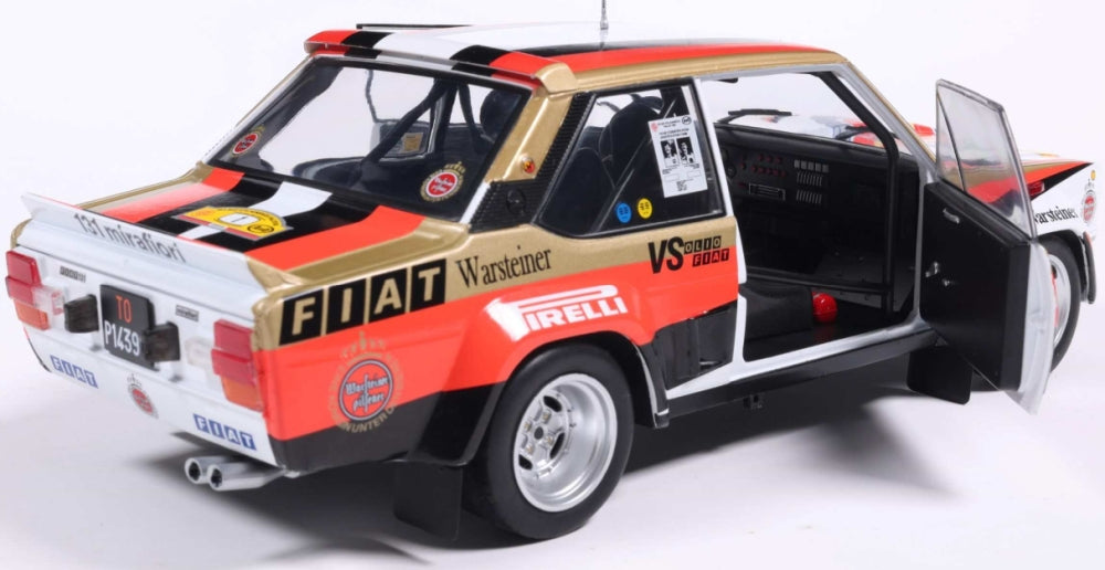 Fiat 131 Abarth Rally Hunsruck 1980 #1 Rohrl/Geistdorfer 1:18 Scale Diecast Model Car – Solido