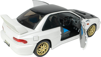 Subaru Impreza 22B Solido Works White 1998 1:18 Scale Diecast Car – Solido