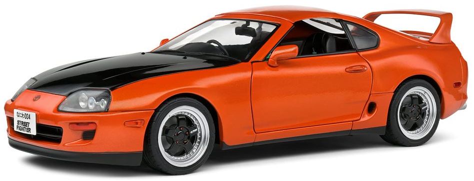 Toyota Supra (A80) Streetfighter orange - 1:18 Scale Diecast Model Car