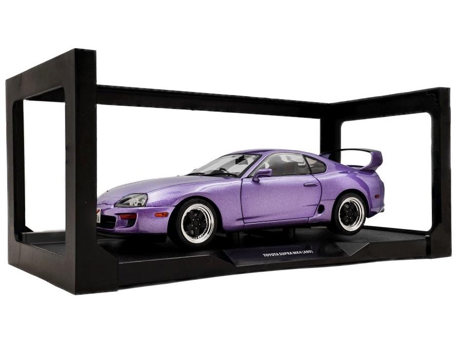 Toyota Supra Mk4 (A80) Solido Works Purple 1993 1:18 Scale Diecast Model Car – Solido