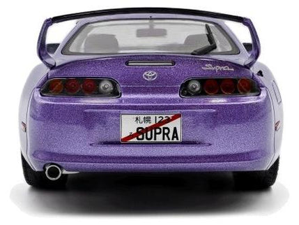 Toyota Supra Mk4 (A80) Solido Works Purple 1993 1:18 Scale Diecast Model Car – Solido