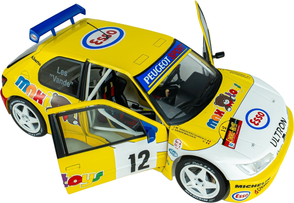 Peugeot 306 Maxi #12 Vandewauver J.M. Vanderschuren Rally Du Condroz 1997 1:18 Scale Diecast Car – Solido