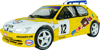 Peugeot 306 Maxi #12 Vandewauver J.M. Vanderschuren Rally Du Condroz 1997 1:18 Scale Diecast Car – Solido