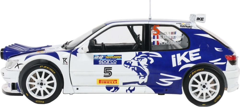 Peugeot 306 Maxi #5 Rallylegend 2024 Delecour/Roche 1:18 Scale Diecast Car – Solido