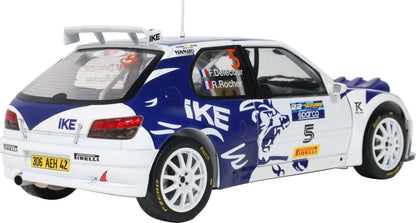 Peugeot 306 Maxi #5 Rallylegend 2024 Delecour/Roche 1:18 Scale Diecast Car – Solido