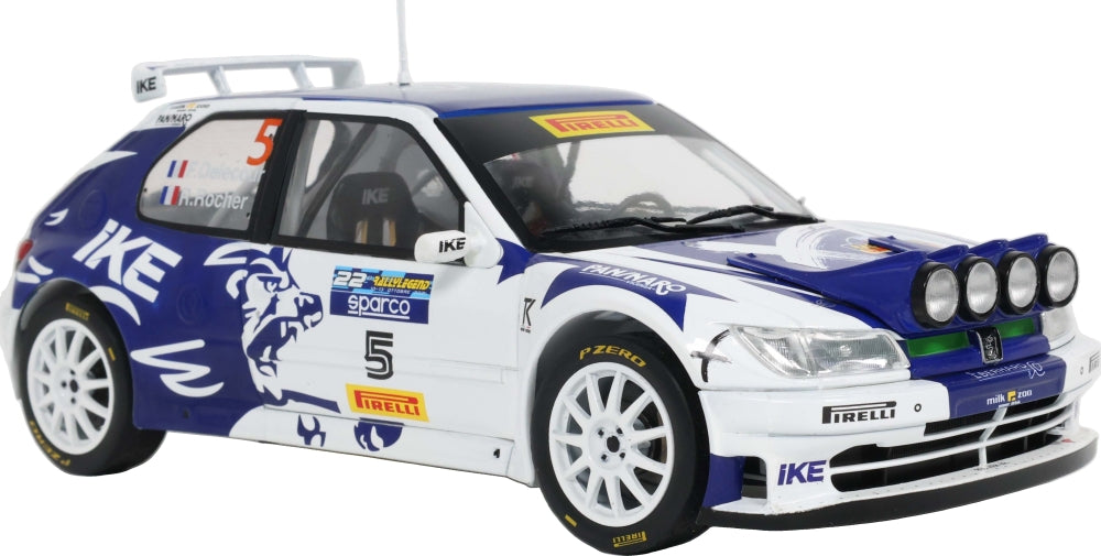Peugeot 306 Maxi #5 Rallylegend 2024 Delecour/Roche 1:18 Scale Diecast Car – Solido