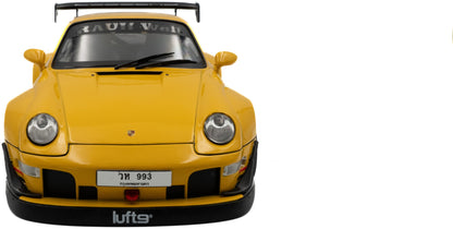RWB Bodykit Midas Touch Yellow 2023 1:18 Scale Diecast Model Car – Solido