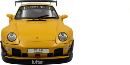 RWB Bodykit Cinderella Yellow 2020 1:18 Scale Diecast Model Car – Solido