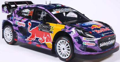 Ford Puma RALLY1 Hybrid Rallye Monte Carlo 2025 #55 McErlean/Treacy 1:18 Scale Diecast Model Car – Solido