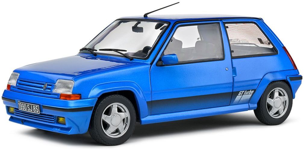 Renault 5 GT Turbo Mk2 1989 blue - 1:18 Scale