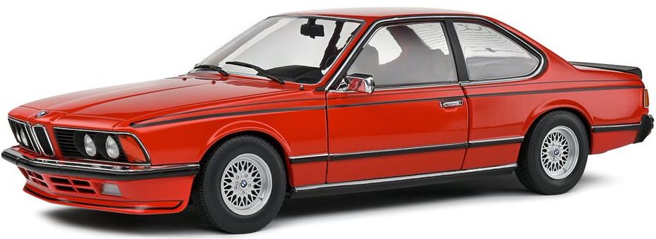 BMW 635 CSi (E24) 1984 red - 1:18 Scale Diecast Model Car
