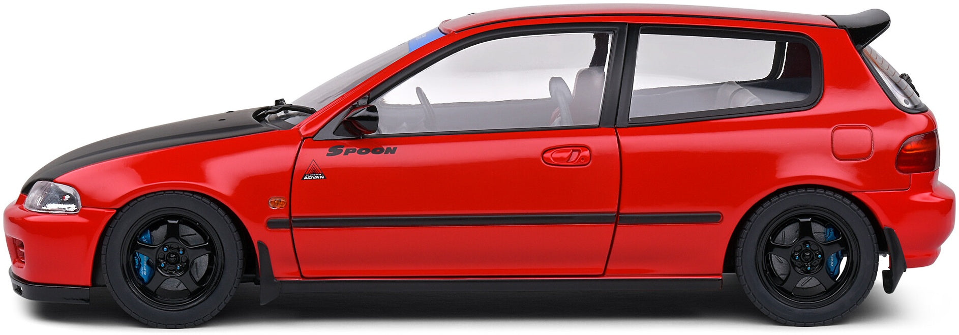 Honda Civic (EG6) Spoon Version Red 1991 1:18 Scale Diecast Model Car – Solido