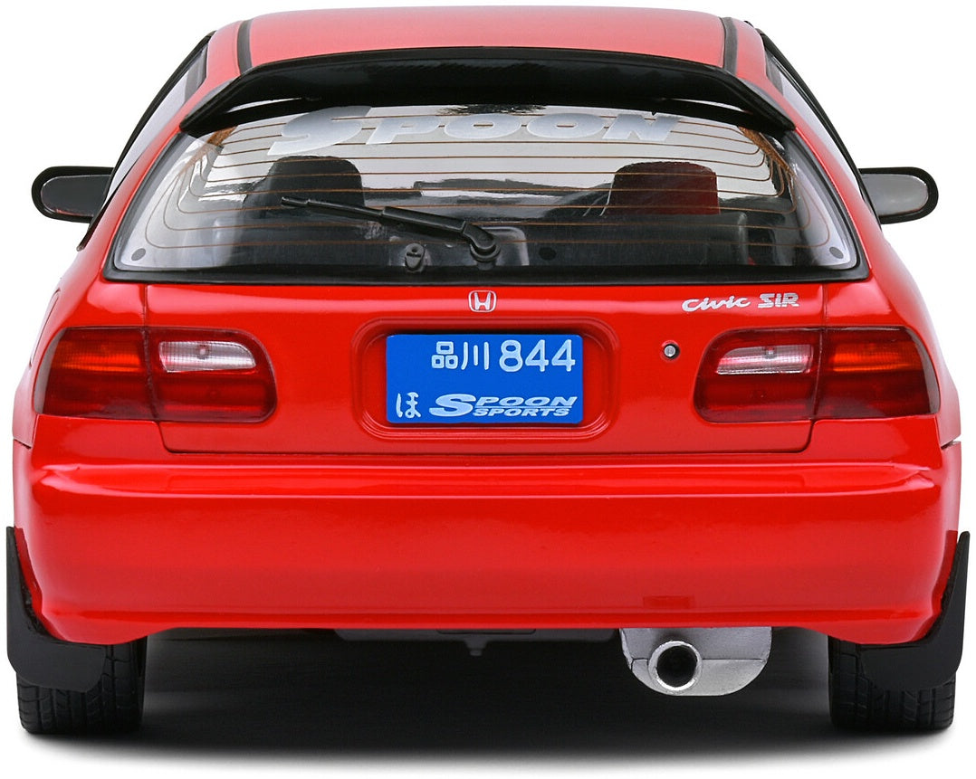 Honda Civic (EG6) Spoon Version Red 1991 1:18 Scale Diecast Model Car – Solido