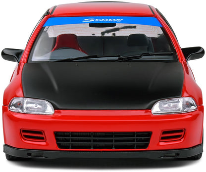 Honda Civic (EG6) Spoon Version Red 1991 1:18 Scale Diecast Model Car – Solido