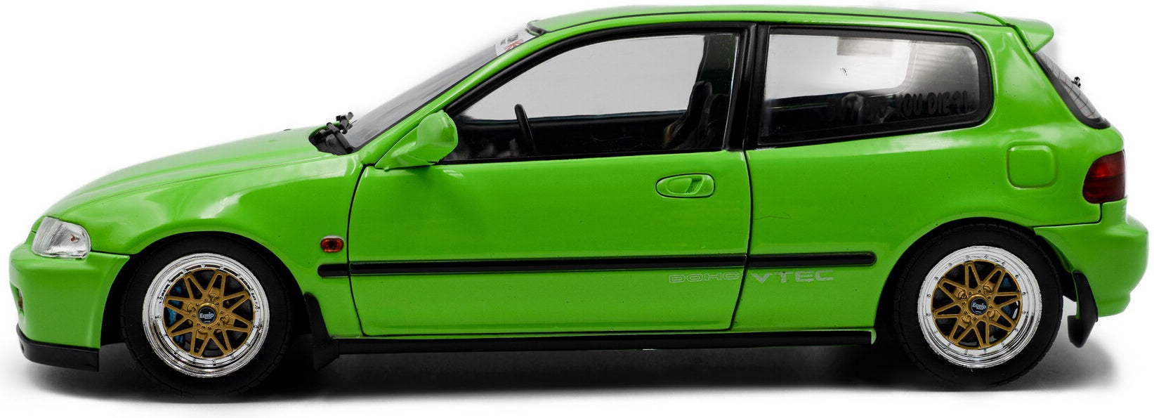 Honda Civic (EG6) Solido Works Neon Green 1991 1:18 Scale Diecast Model Car – Solido