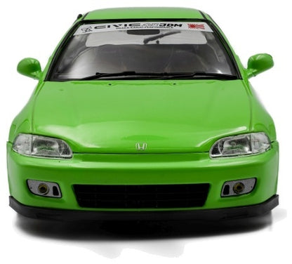 Honda Civic (EG6) Solido Works Neon Green 1991 1:18 Scale Diecast Model Car – Solido