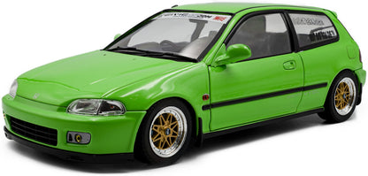 Honda Civic (EG6) Solido Works Neon Green 1991 1:18 Scale Diecast Model Car – Solido