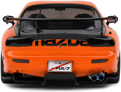 Mazda RX7 FD3RS Solido Works Orange 1999 1:18 Scale Diecast Model Car – Solido