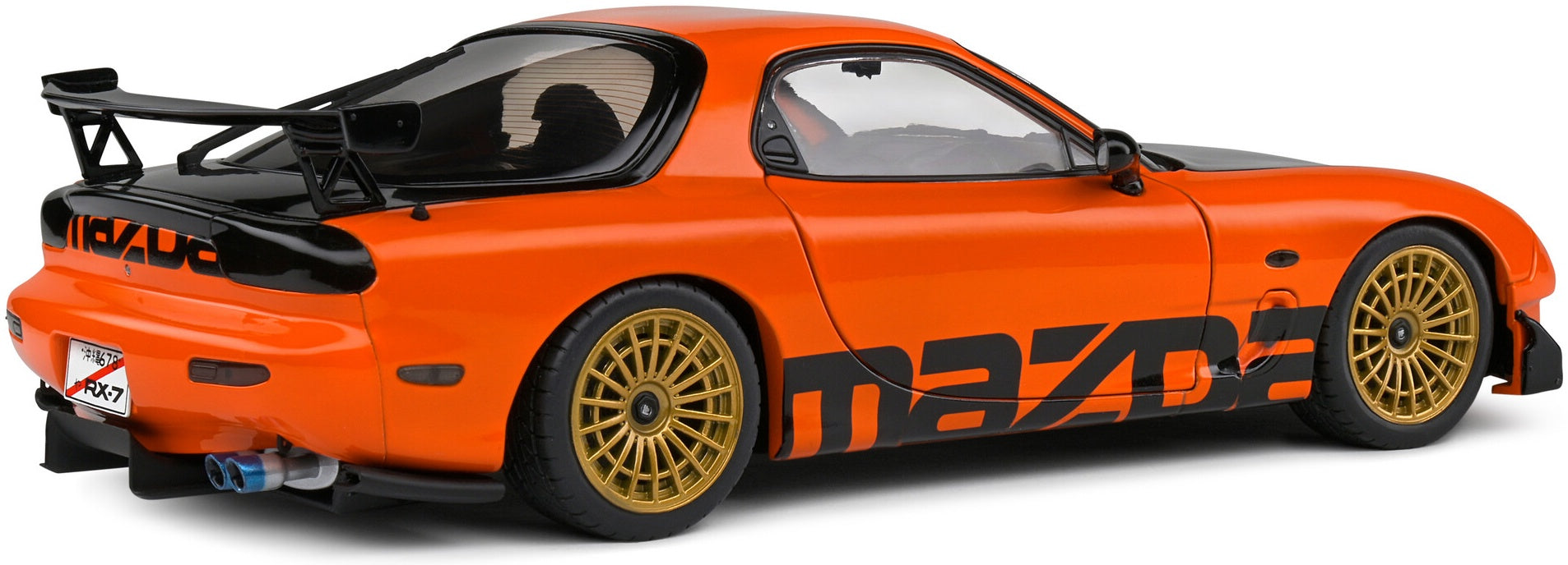 Mazda RX7 FD3RS Solido Works Orange 1999 1:18 Scale Diecast Model Car – Solido