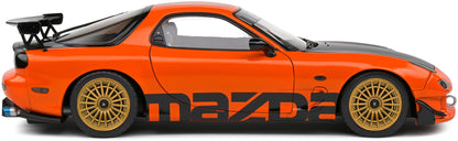 Mazda RX7 FD3RS Solido Works Orange 1999 1:18 Scale Diecast Model Car – Solido