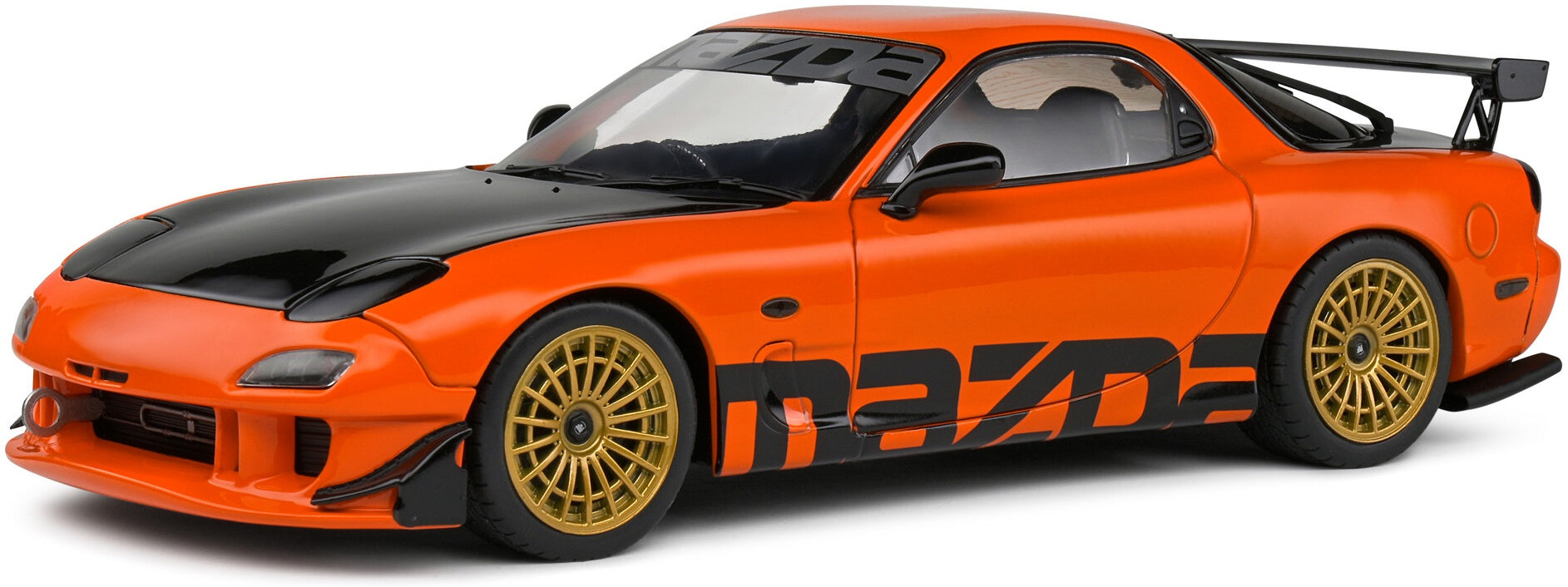 Mazda RX7 FD3RS Solido Works Orange 1999 1:18 Scale Diecast Model Car – Solido