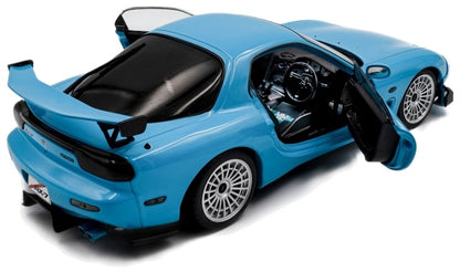 Mazda RX7 FD3RS Solido Works Blue 1999 1:18 Scale Diecast Model Car – Solido