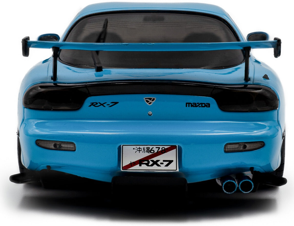 Mazda RX7 FD3RS Solido Works Blue 1999 1:18 Scale Diecast Model Car – Solido