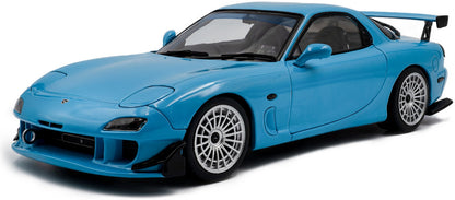 Mazda RX7 FD3RS Solido Works Blue 1999 1:18 Scale Diecast Model Car – Solido