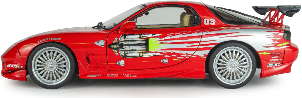 Mazda RX7 FD3RS Fast and Furious 1 Dom 1:18 Scale Diecast Car – Solido