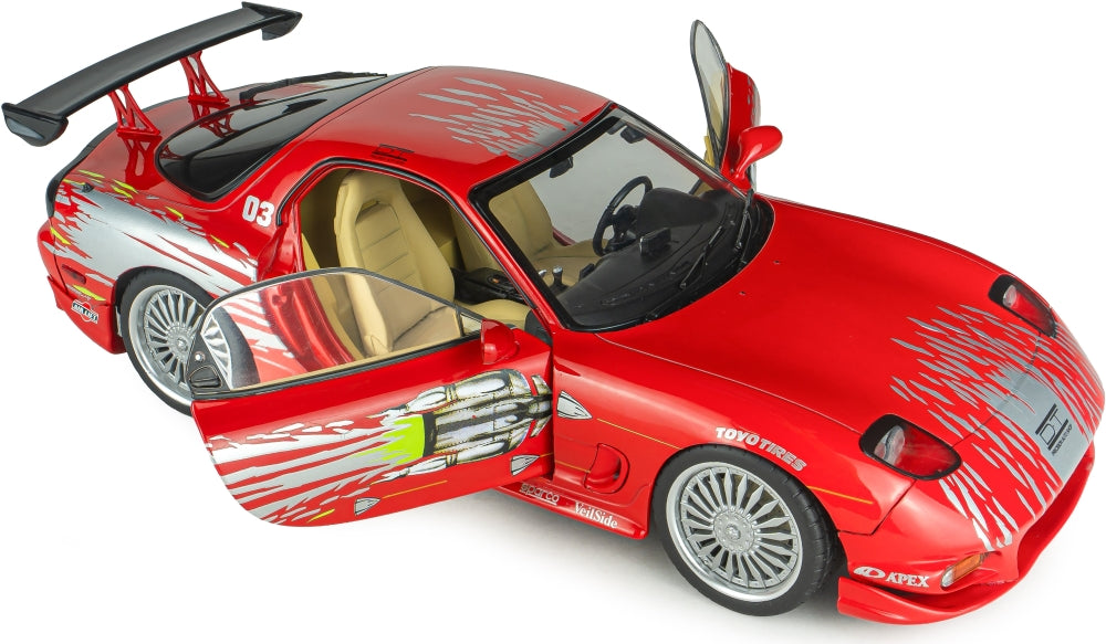 Mazda RX7 FD3RS Fast and Furious 1 Dom 1:18 Scale Diecast Car – Solido