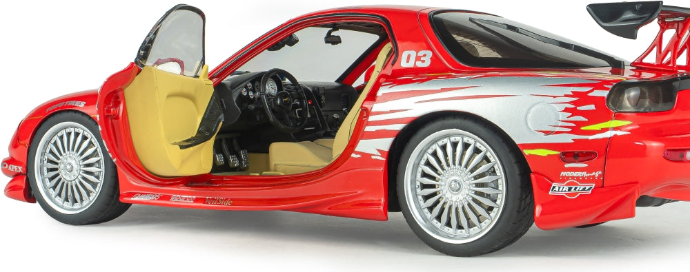 Mazda RX7 FD3RS Fast and Furious 1 Dom 1:18 Scale Diecast Car – Solido
