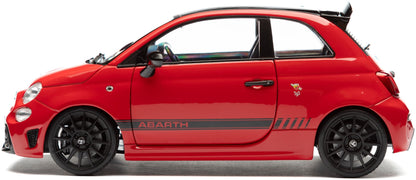 Fiat F595 Abarth Red Solido Works 2023 1:18 Scale Diecast Model Car – Solido