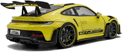 Porsche 911 GT3 RS Solido Works Neon Lime 2024 1:18 Scale Diecast Model Car – Solido