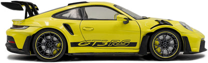 Porsche 911 GT3 RS Solido Works Neon Lime 2024 1:18 Scale Diecast Model Car – Solido