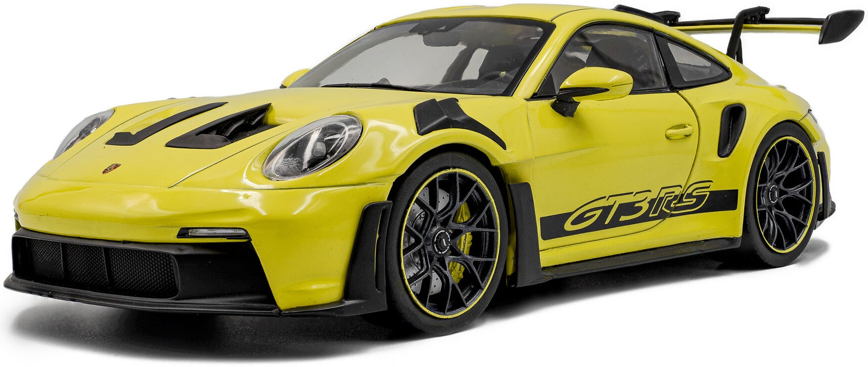 Porsche 911 GT3 RS Solido Works Neon Lime 2024 1:18 Scale Diecast Model Car – Solido
