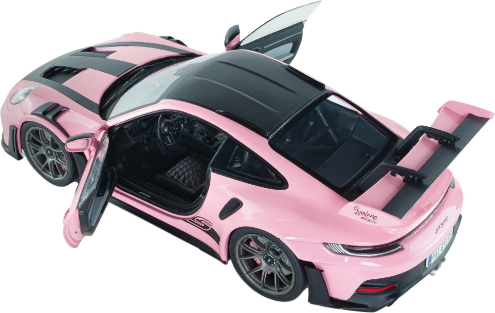 Porsche 911 GT3 RS Weissach Package Pink 2024 1:18 Scale Diecast Car – Solido