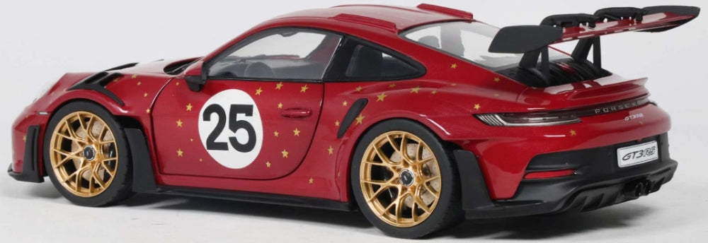 Porsche 911 (992) GT3 RS Christmas Edition #25 Red 2026 1:18 Scale Diecast Model Car – Solido