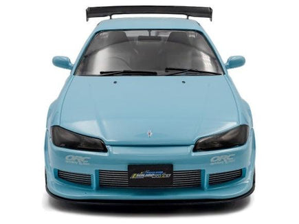 Nissan Silvia (S15) SPEC-R Aero Solido Works Baby Blue 1999 1:18 Scale Diecast Model Car – Solido