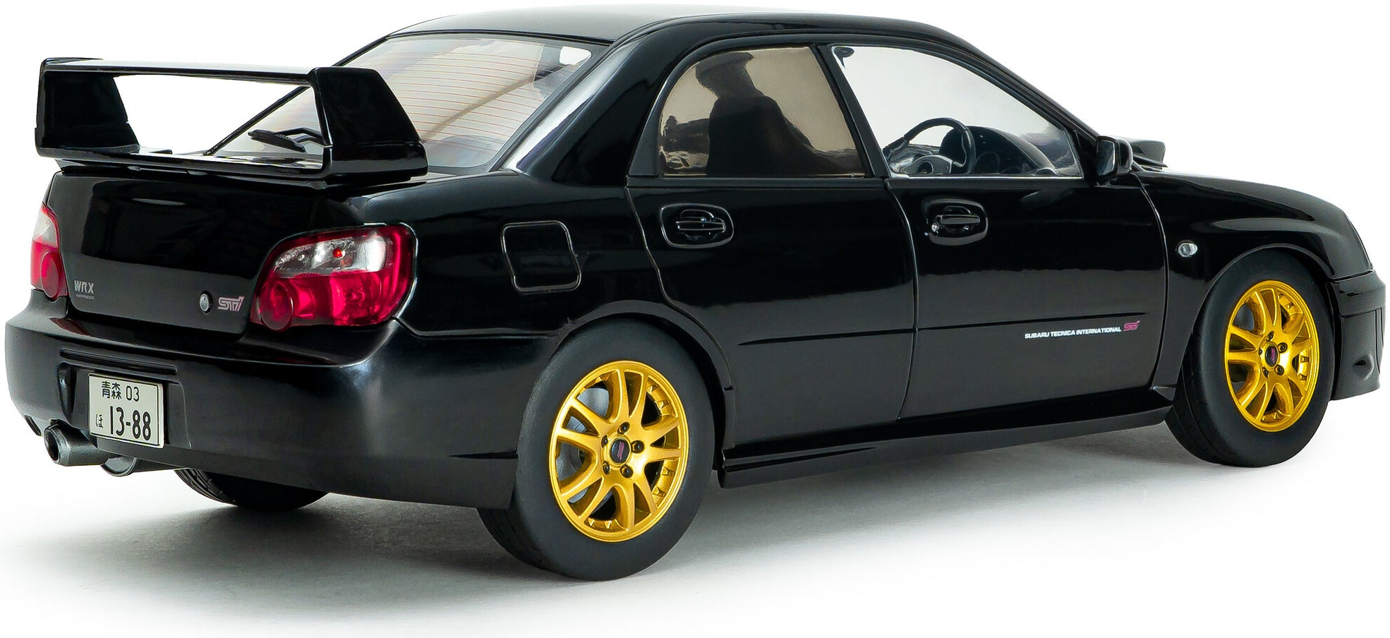 Subaru Impreza WRX STi Java Black Pearl 2004 1:18 Scale Diecast Model Car – Solido